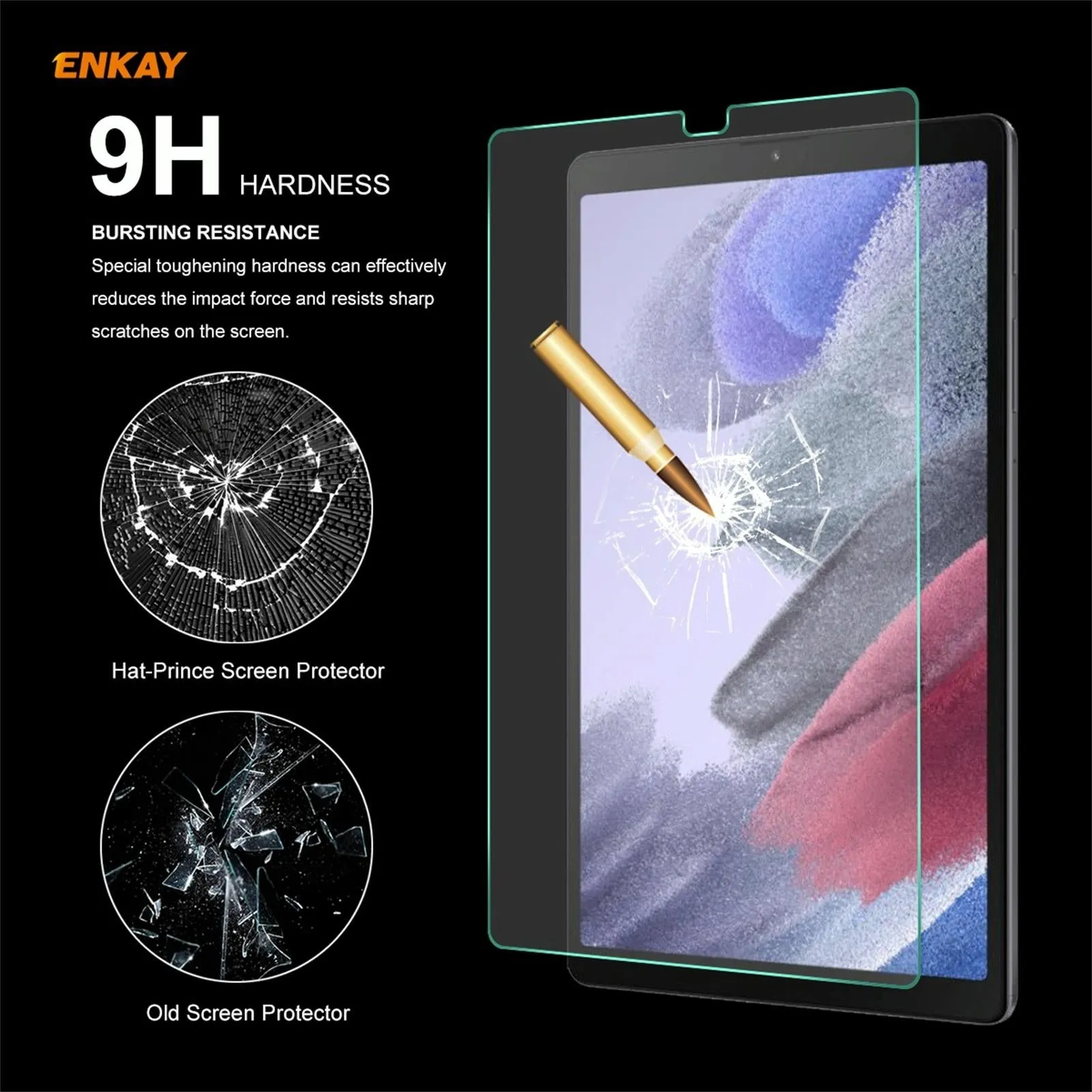 0.33mm Tempered Glass Protector for Samsung Galaxy Tab A7 Lite 8.7 - 9h Hardness