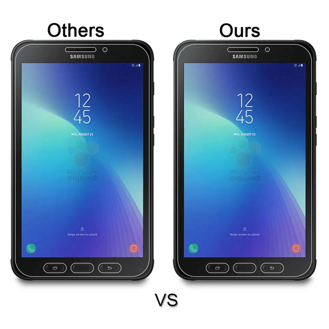 0.3mm Tempered Glass Film for Samsung Galaxy Tab Active2 8.0 Lte - 9h Hardness
