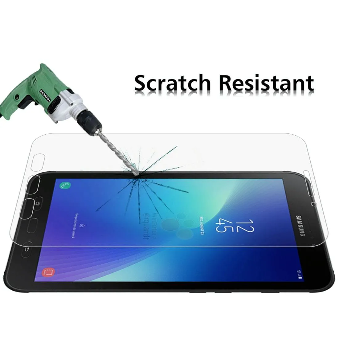 0.3mm Tempered Glass Film for Samsung Galaxy Tab Active2 8.0 Lte - 9h Hardness