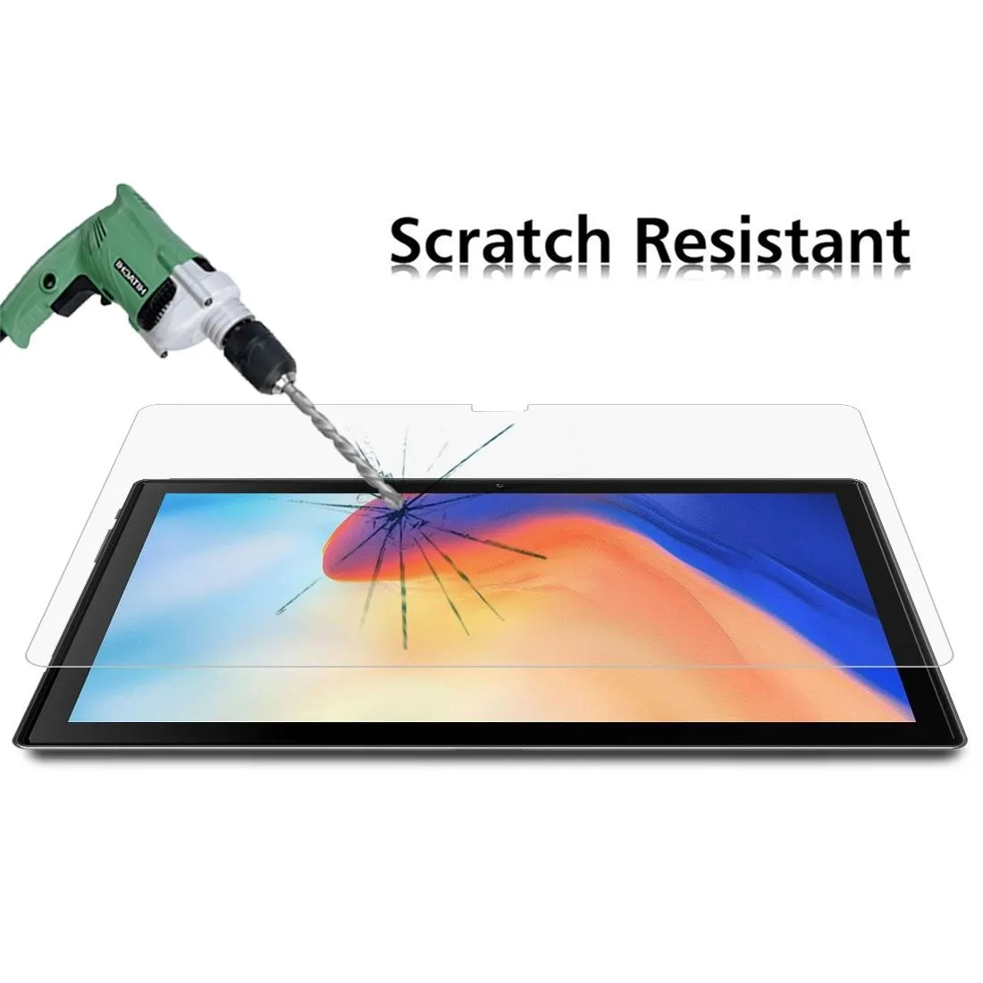 10-Pack Tempered Glass Film For Blackview Tab 8E - 0.26Mm 9H 2.5D
