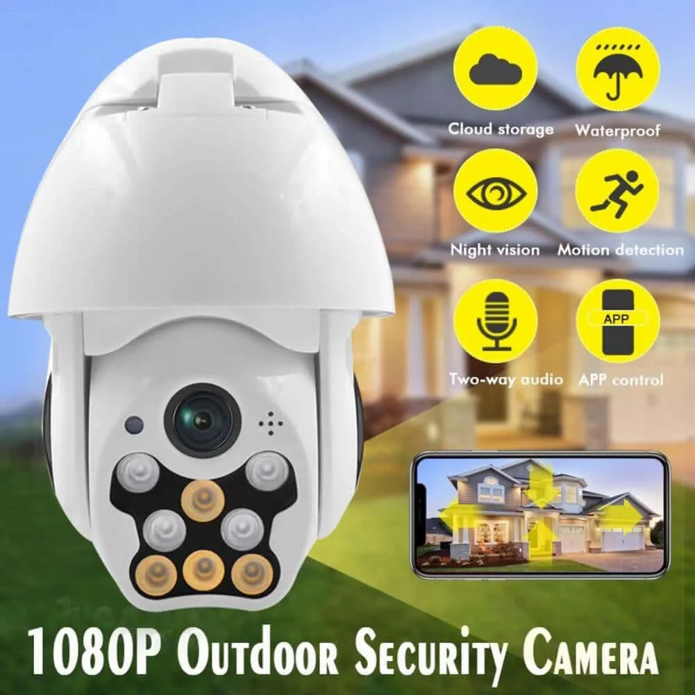 1080P PTZ Control Wireless security Camera