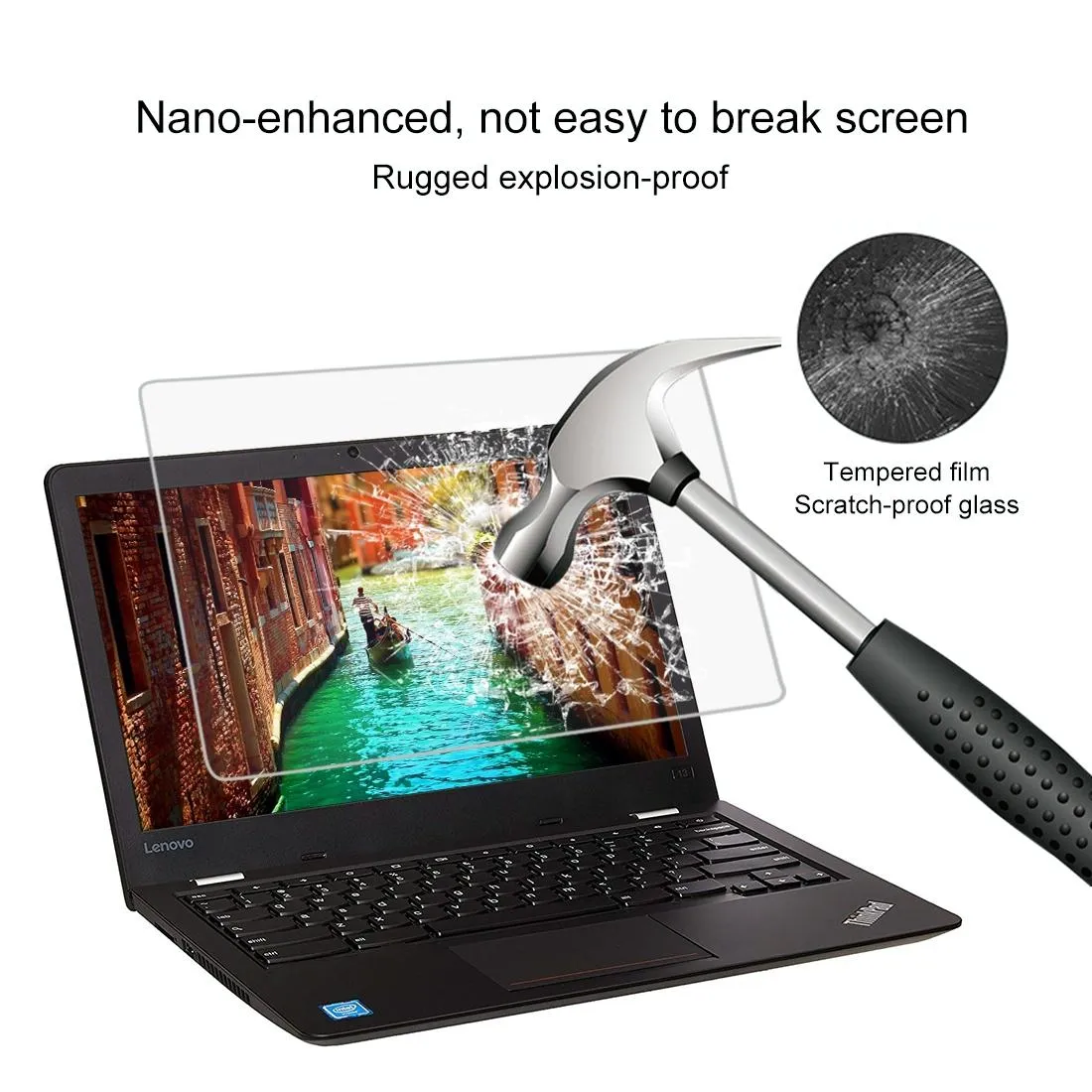 13.3 Full Screen Tempered Glass - 0.4mm Thickness