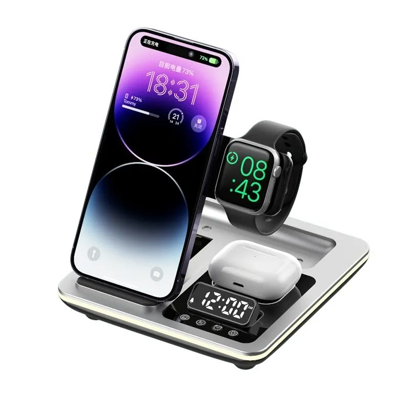15W 5 In 1 Foldable Wireless Charger Stand
