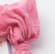4.5" Shabby Chic Crinkle Bow & Soft Nylon Headband (CLICK FOR COLOR OPTIONS)