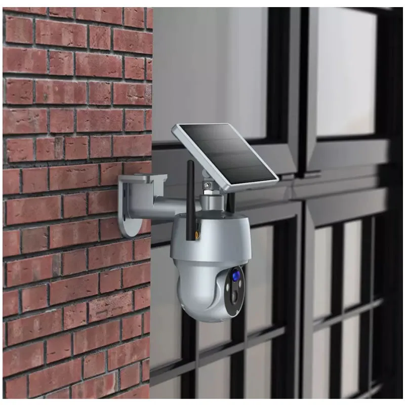 4G Wireless Solar Network Two-Way Audio Cctv Security Camera Q-Sx01
