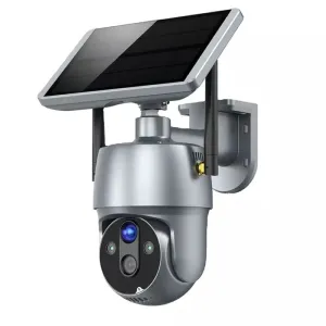 4G Wireless Solar Network Two-Way Audio Cctv Security Camera Q-Sx01
