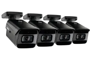 4K Ultra HD Nocturnal IP Camera with Real-Time 30FPS Recording Rate, Color Night Vision and 2-Way Audio (4-pack)