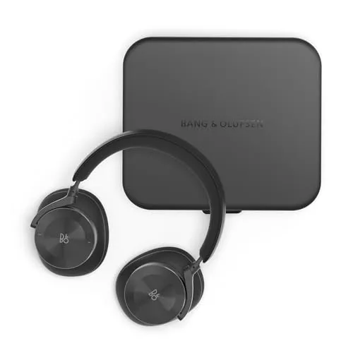 Bang & Olufsen Beoplay H95 Premium Comfortable Wireless Active Noise Cancelling (ANC) Over-Ear Headphones with Protective Carrying Case, RF, Bluetooth 5.1, Black