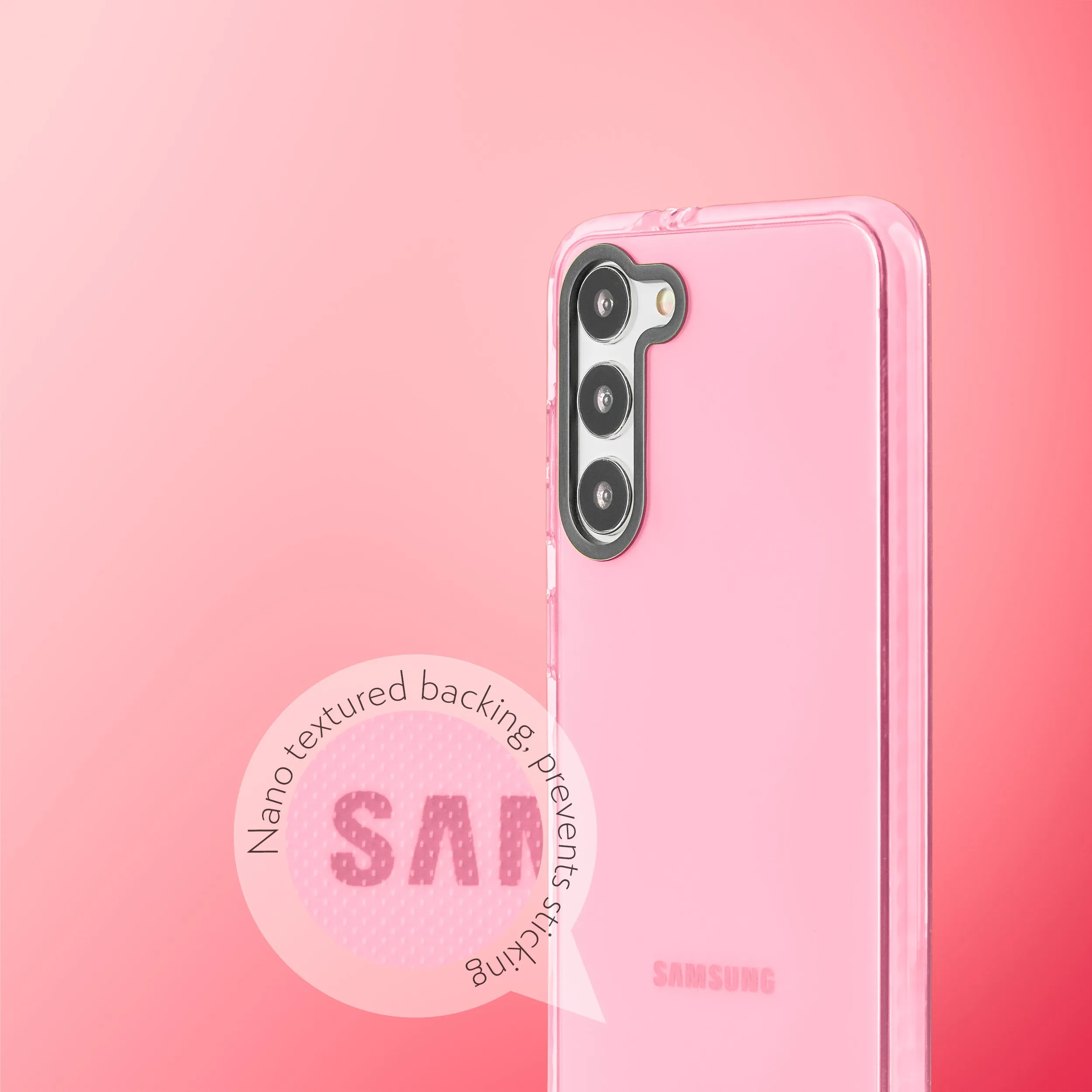 Barrier Case for Galaxy S23 Plus - Subtle Pink Peach
