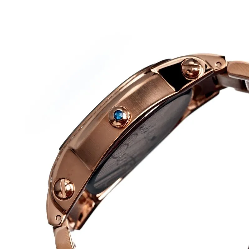 Bertha Fiona MOP Ladies Bracelet Watch w/ Date