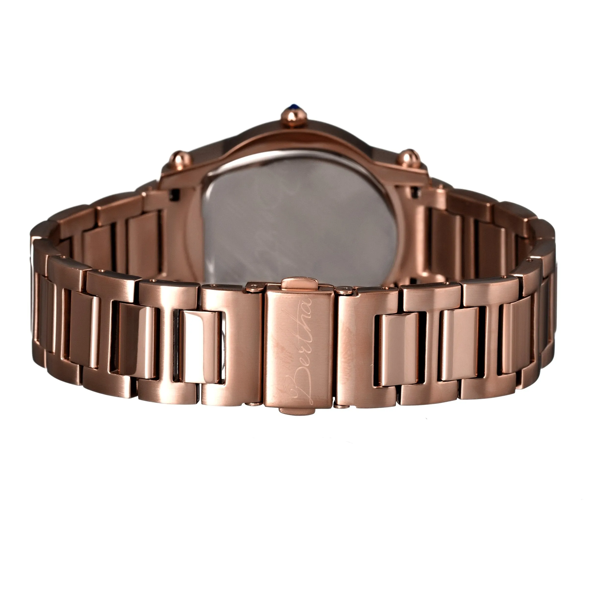 Bertha Fiona MOP Ladies Bracelet Watch w/ Date