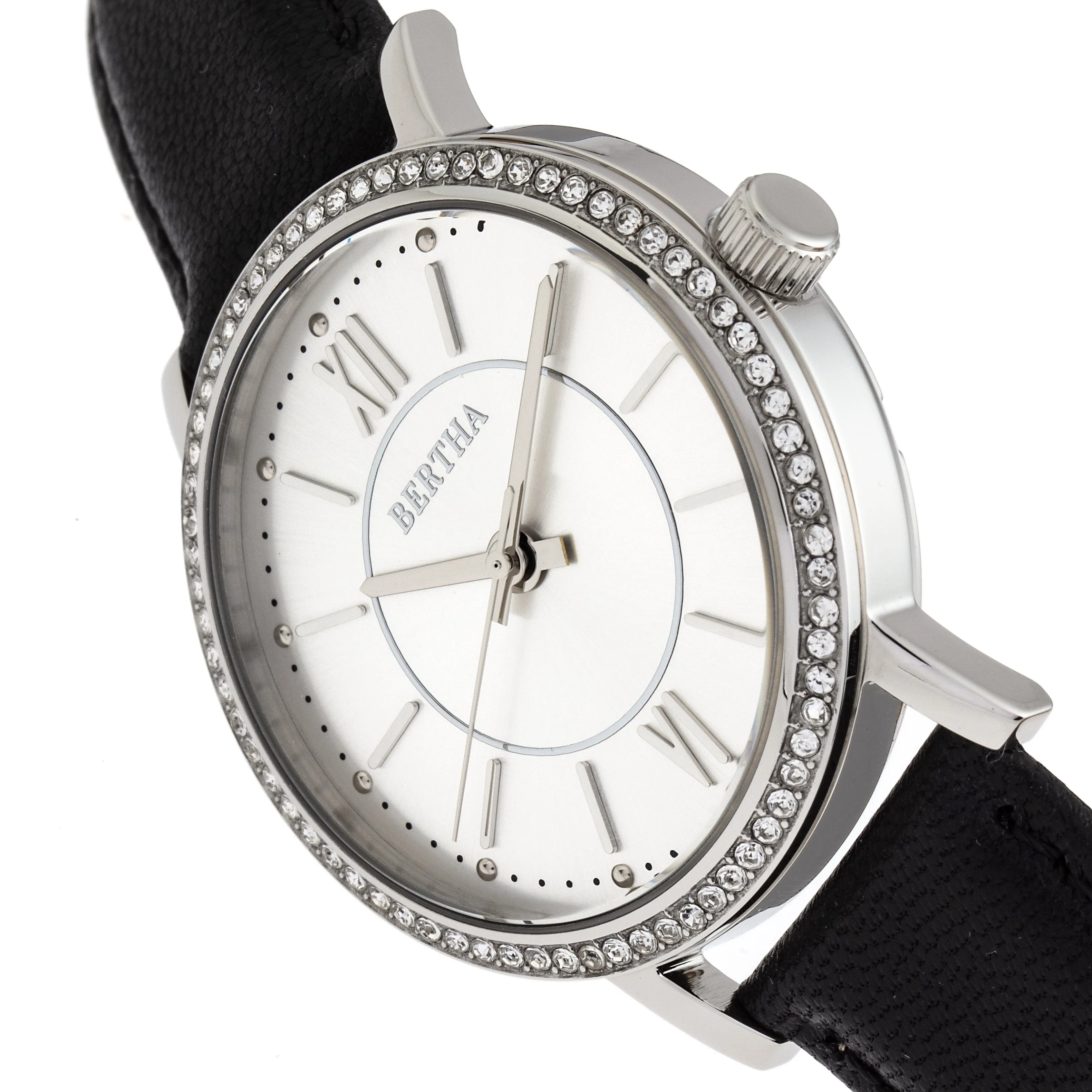Bertha Lydia Leather-Band Watch