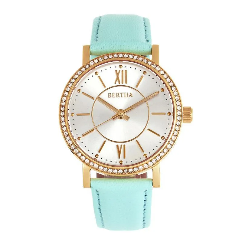 Bertha Lydia Leather-Band Watch