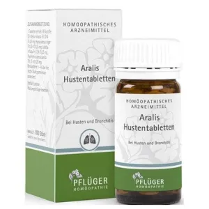 Cough and bronchitis, ARALIS cough tablets