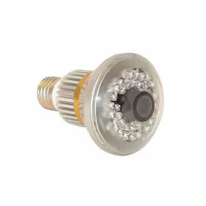 DV CCTV Security Camera Bulb Shape Nightvision Motion Detect Camcorder