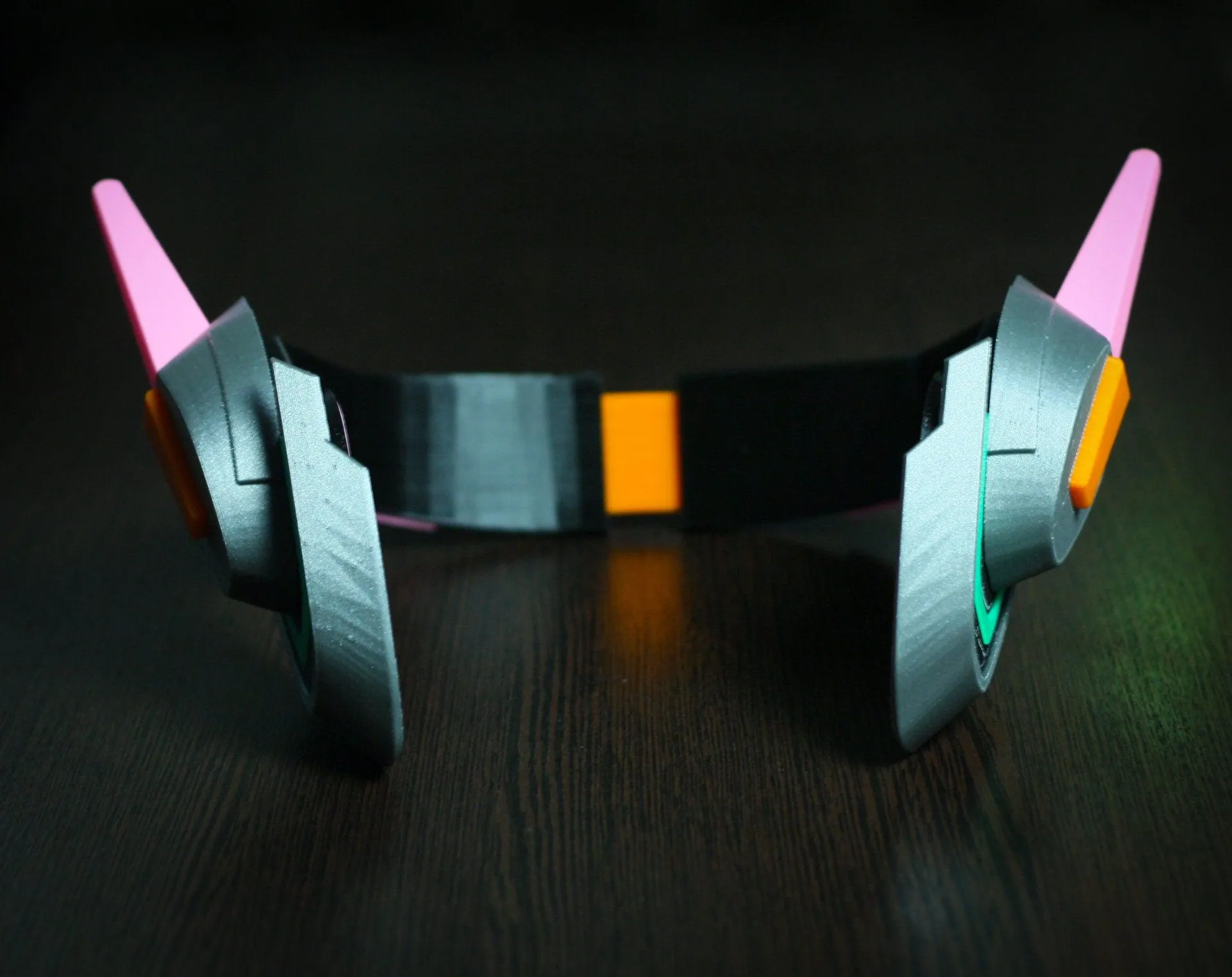 D.Va Cosplay Headset – Officer D.Va Headphones Prop for Cosplay Fans