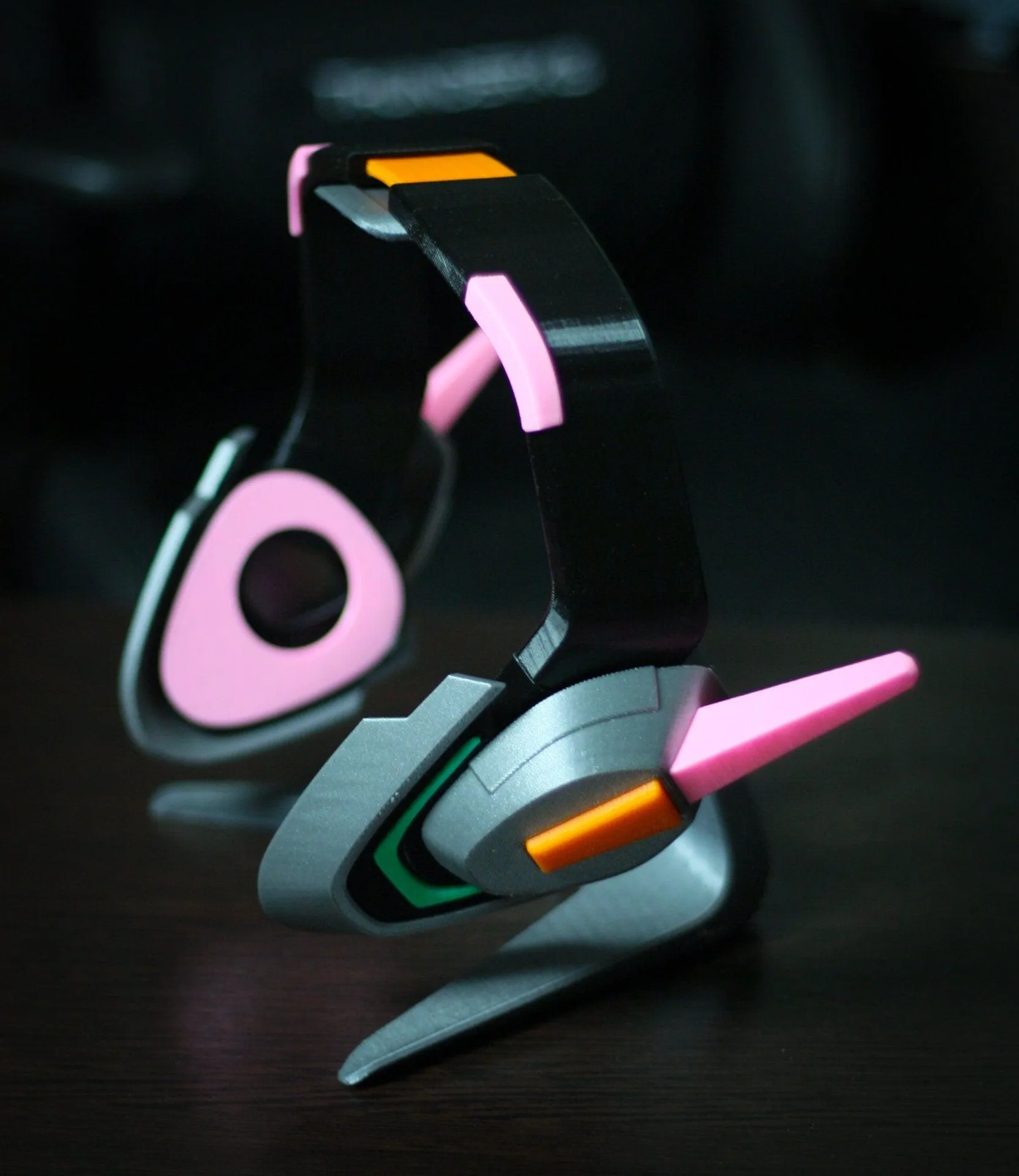 D.Va Cosplay Headset – Officer D.Va Headphones Prop for Cosplay Fans