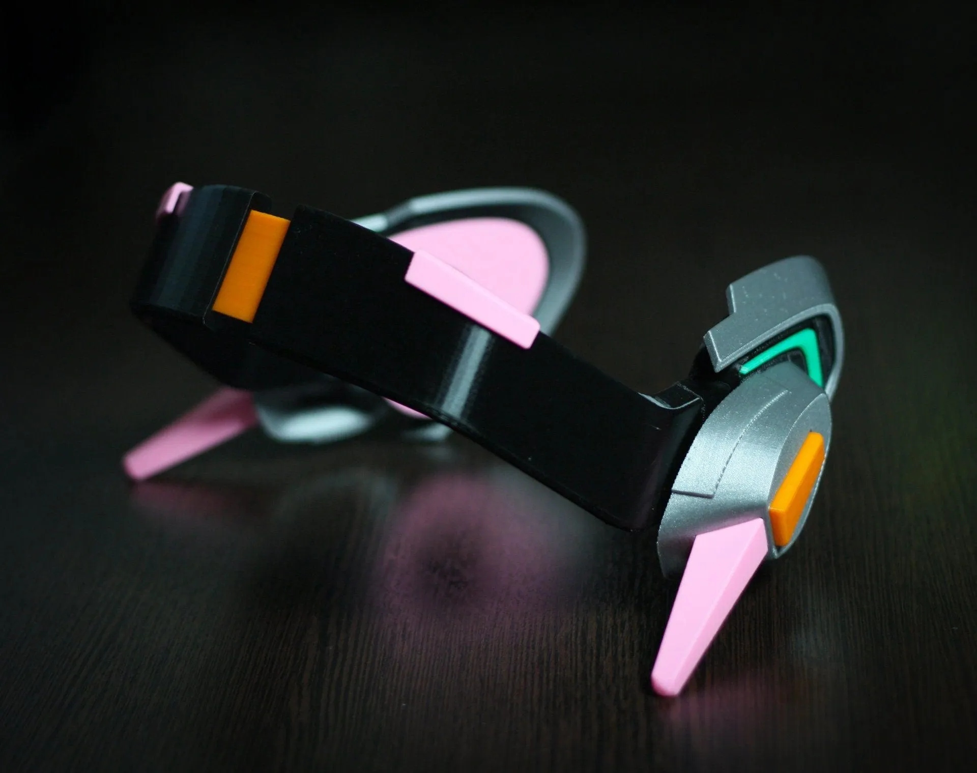 D.Va Cosplay Headset – Officer D.Va Headphones Prop for Cosplay Fans