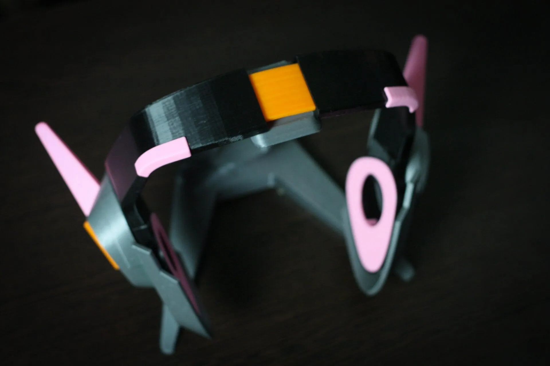 D.Va Cosplay Headset – Officer D.Va Headphones Prop for Cosplay Fans