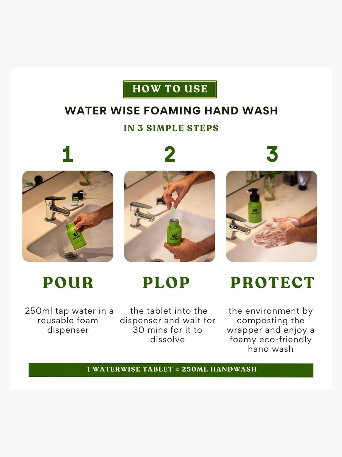 Gingerbread Foaming Handwash Refill Pack of 3 tablets