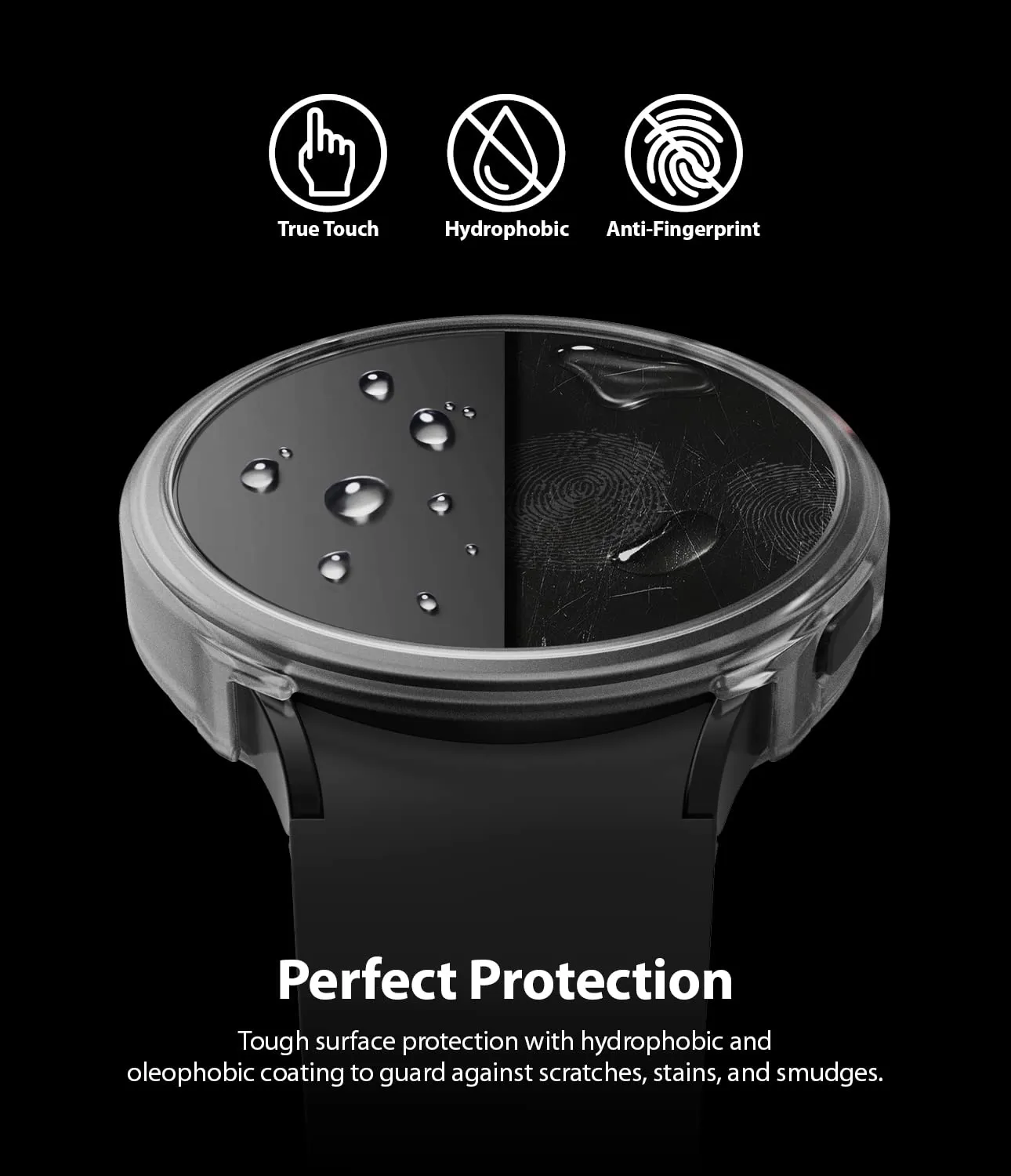Glass for Air Sports Only [4 Pack] Compatible with Samsung Galaxy Watch 4 40mm