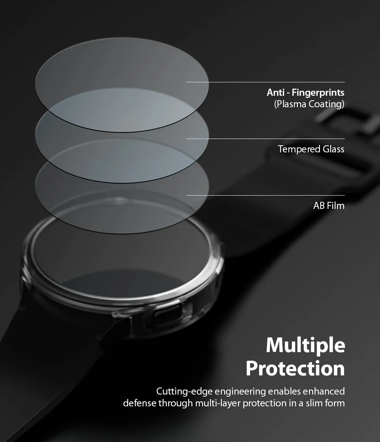 Glass for Air Sports Only [4 Pack] Compatible with Samsung Galaxy Watch 4 40mm