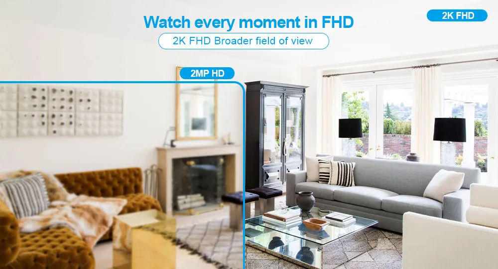 HD WIFI Wireless PTZ Camera Home Security Baby Monitor ICSee