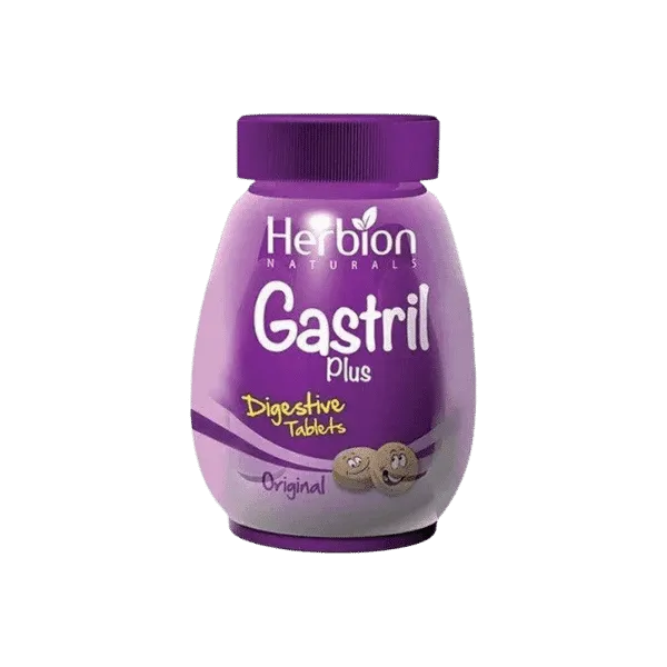 HERBION GASTRIL PLUS ORIGINAL DIGESTIVE TABLETS 120PCS