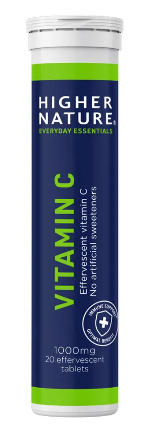 Higher Nature Vitamin C 20 Effervescent Tablets