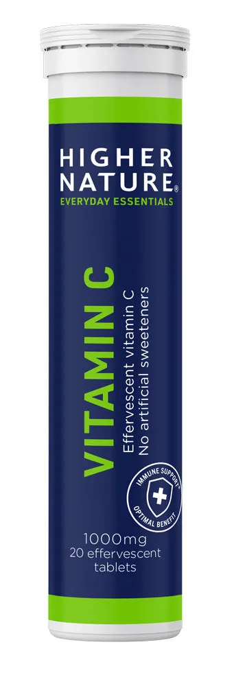 Higher Nature Vitamin C 20 Effervescent Tablets