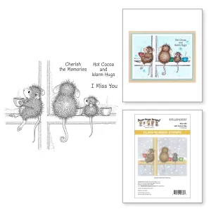 Hot Cocoa Day Cling Rubber Stamp Set from the House-Mouse Holiday Friends Collection
