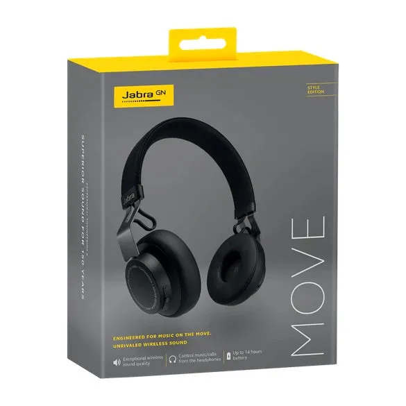 Jabra - Move Wireless Bluetooth Headphones
