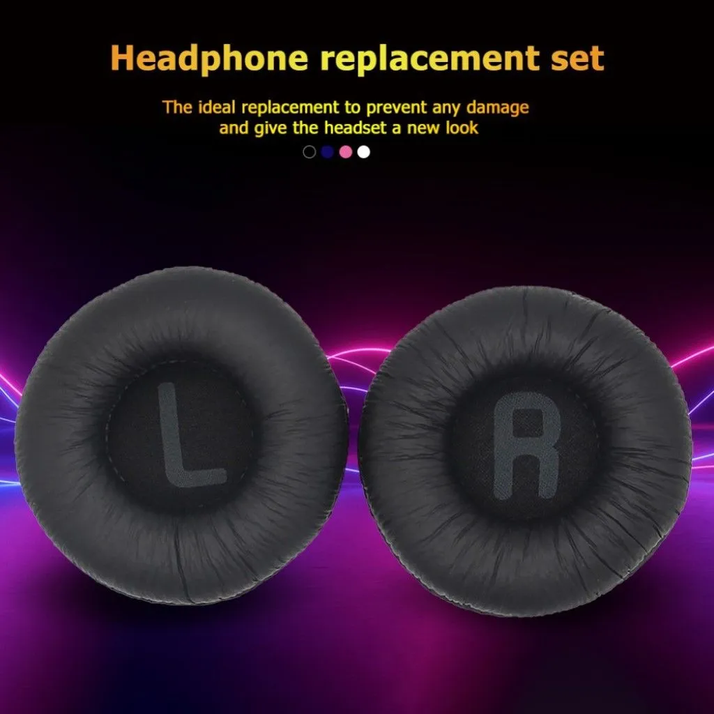 JBL Tune 600BT leather ear pad cushion - Black