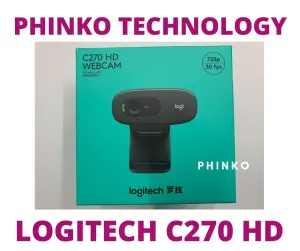 Logitech C270 Laptop or Desktop Webcam HD Built-in Noise Reducing and Widescreen