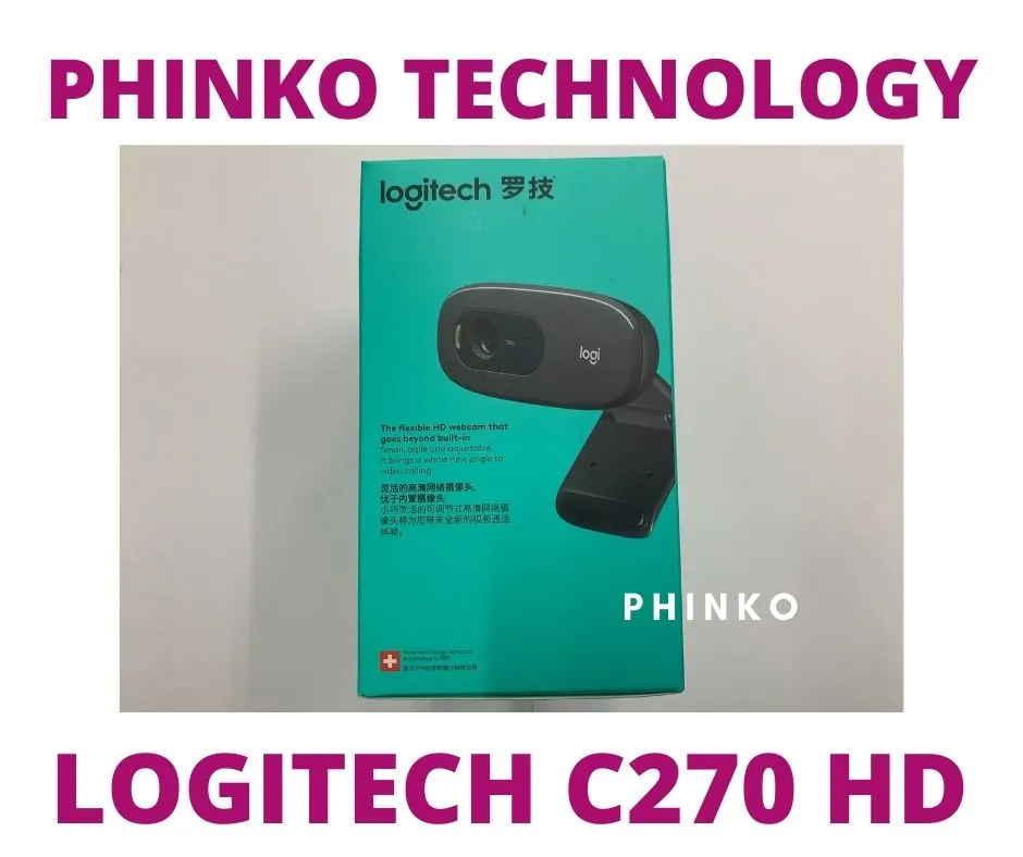 Logitech C270 Laptop or Desktop Webcam HD Built-in Noise Reducing and Widescreen