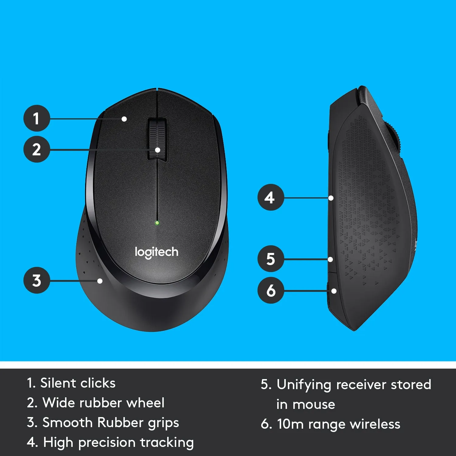 Logitech M331 Wireless Mouse - Silent