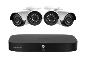 Lorex 1080p (8 Camera Capable) 1TB Wired DVR System with Analog Security Cameras