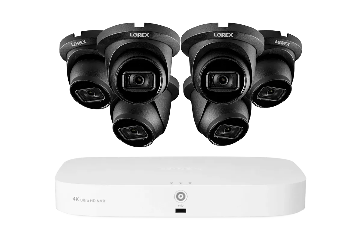 Lorex Fusion Series 4K 16 Camera Capable (8 Wired   8 Fusion Wi-Fi) 2TB Wired NVR System with A14 IP Dome Cameras