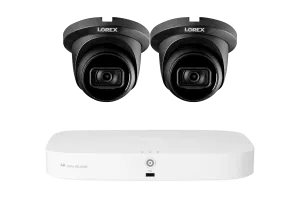 Lorex Fusion Series 4K 16 Camera Capable (8 Wired   8 Fusion Wi-Fi) 2TB Wired NVR System with A14 IP Dome Cameras