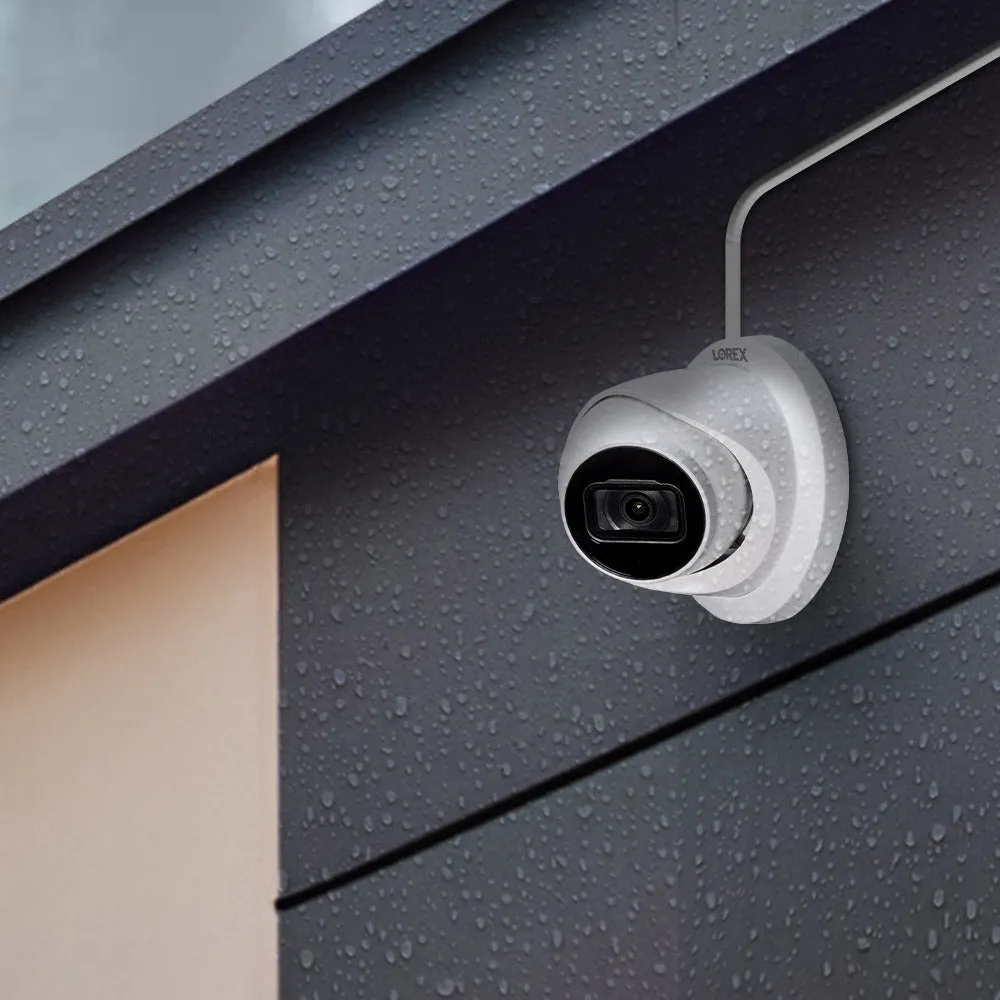 Lorex Fusion Series 4K 16 Camera Capable (8 Wired   8 Fusion Wi-Fi) 2TB Wired NVR System with A14 IP Dome Cameras