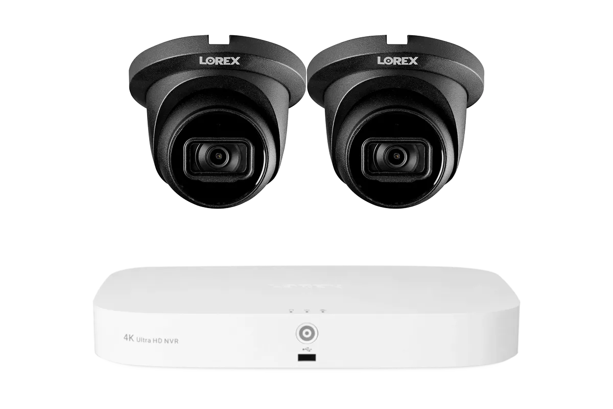 Lorex Fusion Series 4K 16 Camera Capable (8 Wired   8 Fusion Wi-Fi) 2TB Wired NVR System with A14 IP Dome Cameras