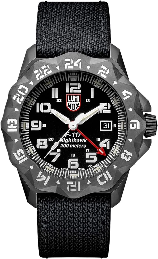Luminox Men's Nighthawk 44mm Quartz GMT Watch XA.6441