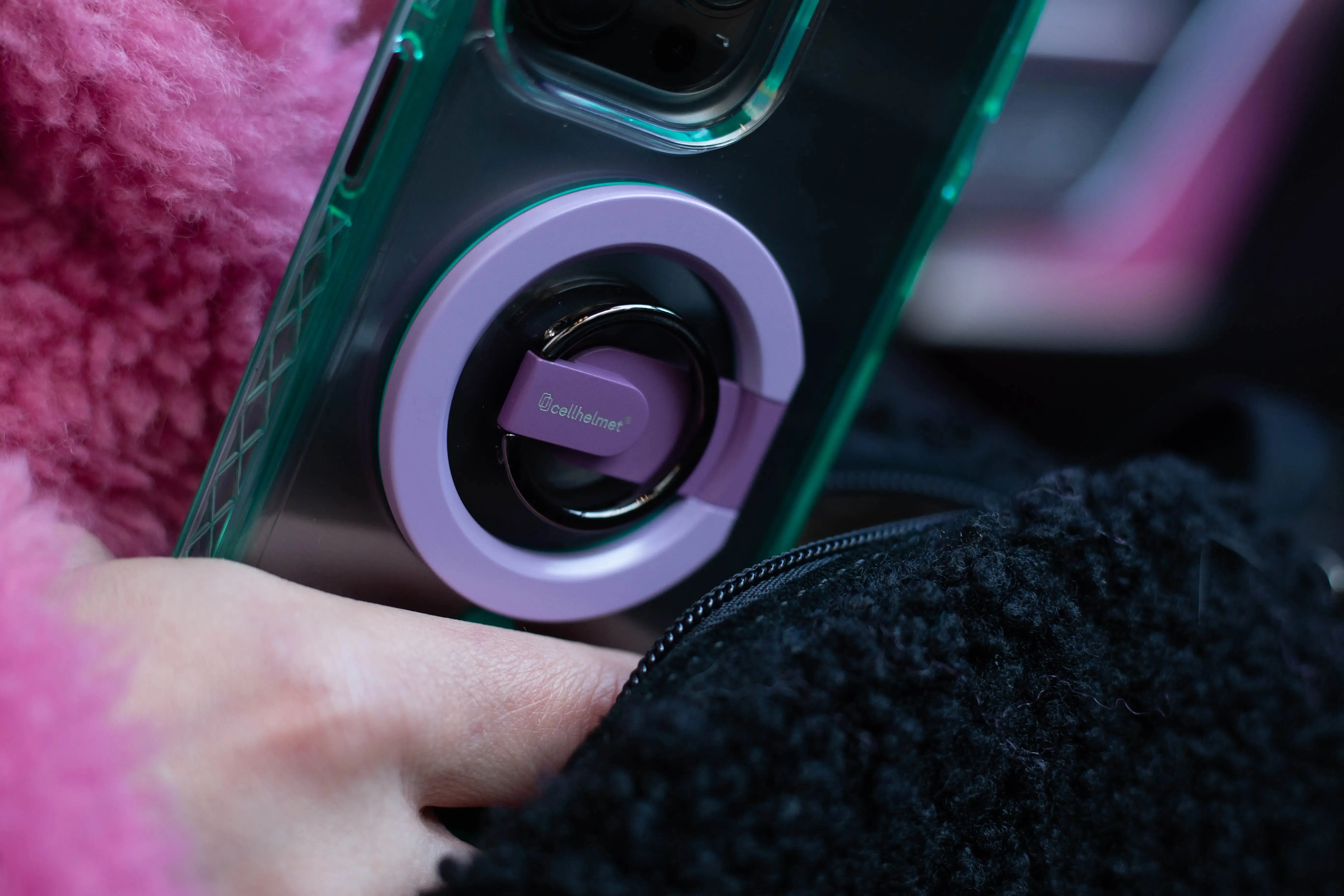 MagSafe Compatible Snap Ring Stand - Lilac Blossom Purple