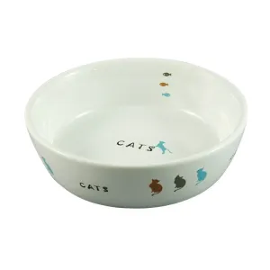 Marukan Porcelain Pet Bowl For Cats - 3 Mice