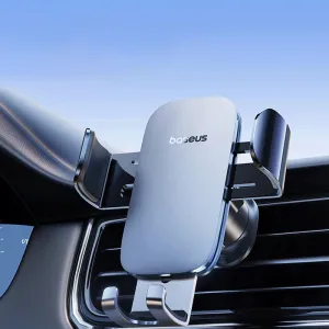Metal Car Air Vent Phone Holder - Secure & Stylish Mount