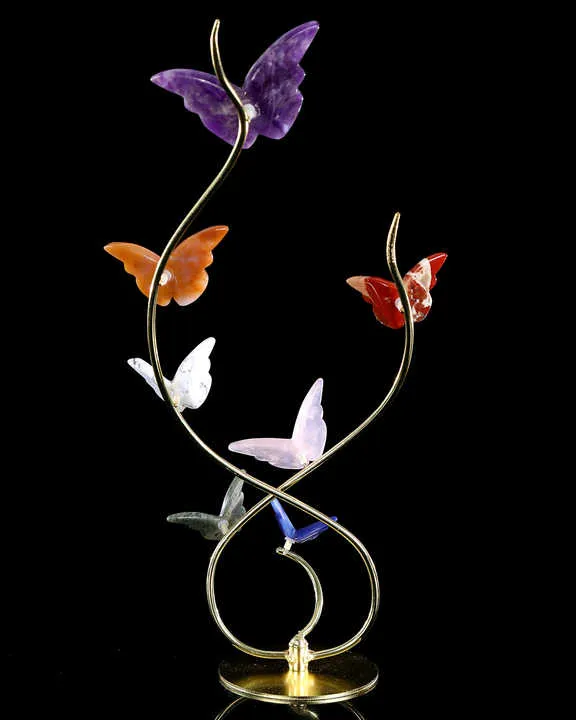 Metal Stands Crystal Set with-معدنية كريستالية