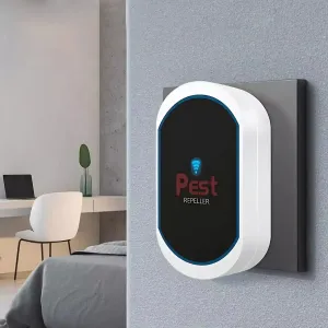Multifunctional Ultrasonic Silent Electronic Pest Repeller - Repels Mosquitoes, Cockroaches, Spiders, Bats