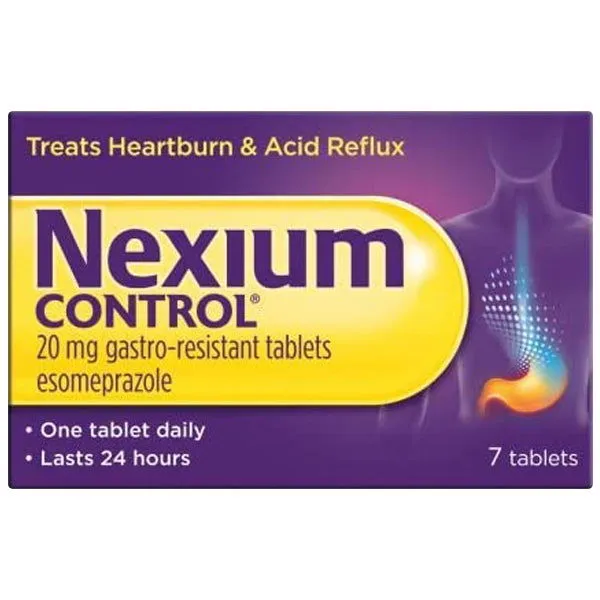 Nexium Control Heartburn and Acid Reflux Relief Tablets-20mg