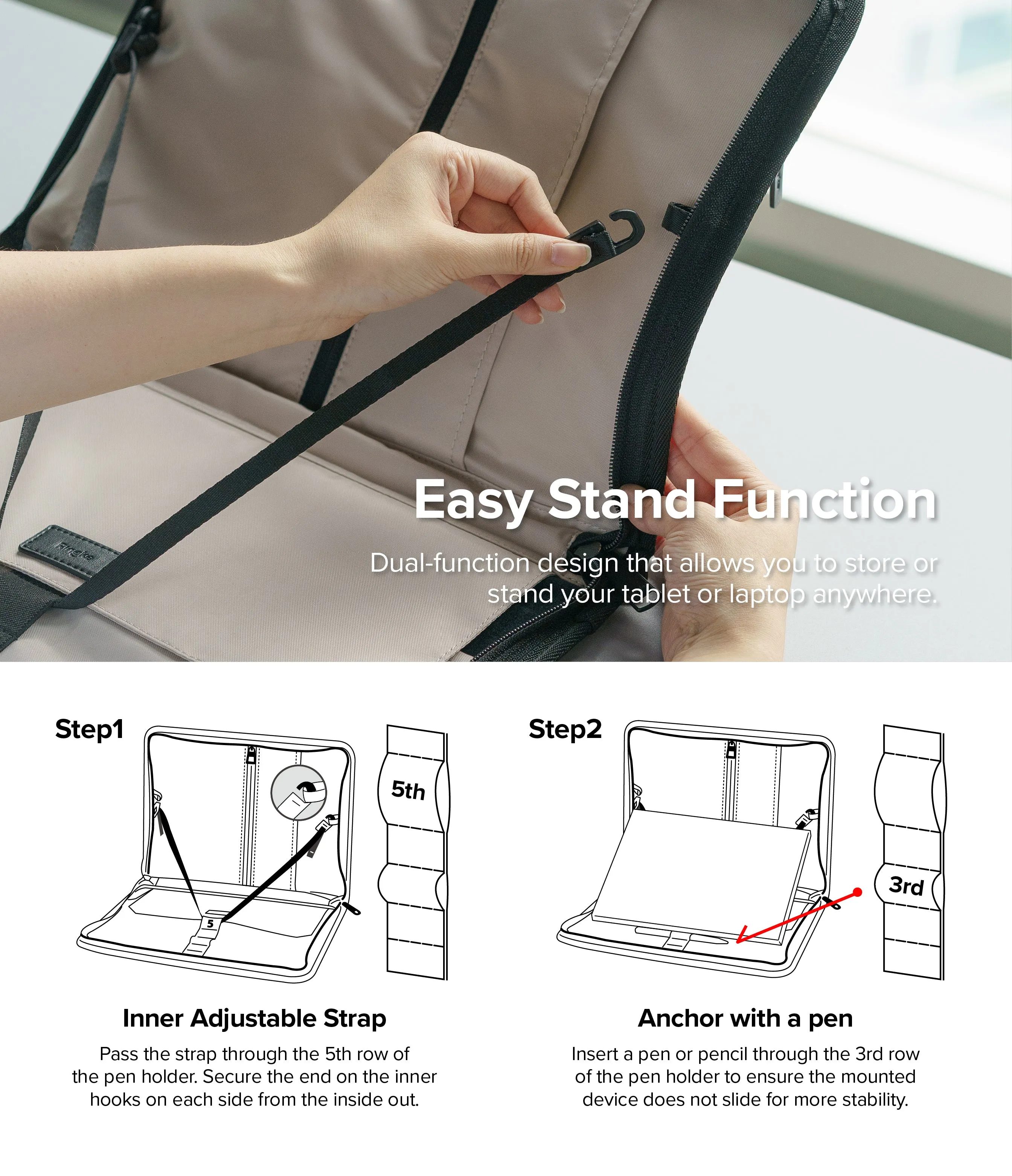 Pad Pouch | Smart Zip Pouch