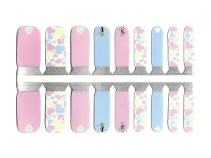 Pastel Love Mouse - Kids Nail Wrap Set